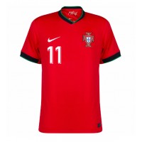 Camisa de Futebol Portugal Joao Felix #11 Equipamento Principal Europeu 2024 Manga Curta